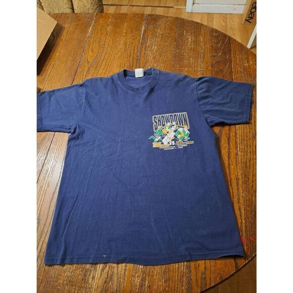 Vintage 1999 Medium All Stars Showdown Tech Engineers VS The Irishmen Tee Tshirt - Picture 2 of 6